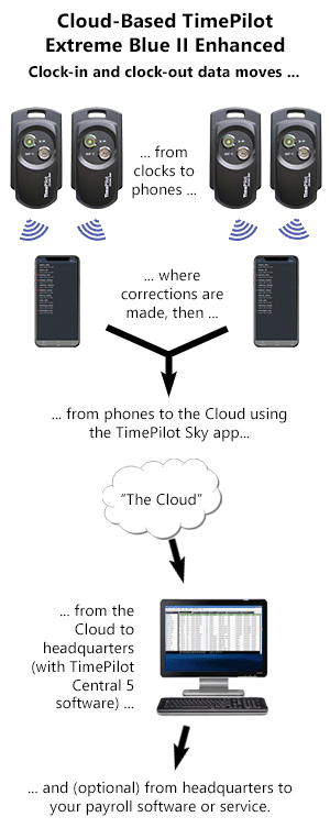 How the Cloud-Based version of Extreme Blue II Enhanced works.