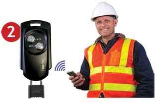 Supervisors collect the data with their smartphones. Supervisors collect the data with their smartphones.