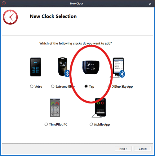 New Clock screen New Clock screen